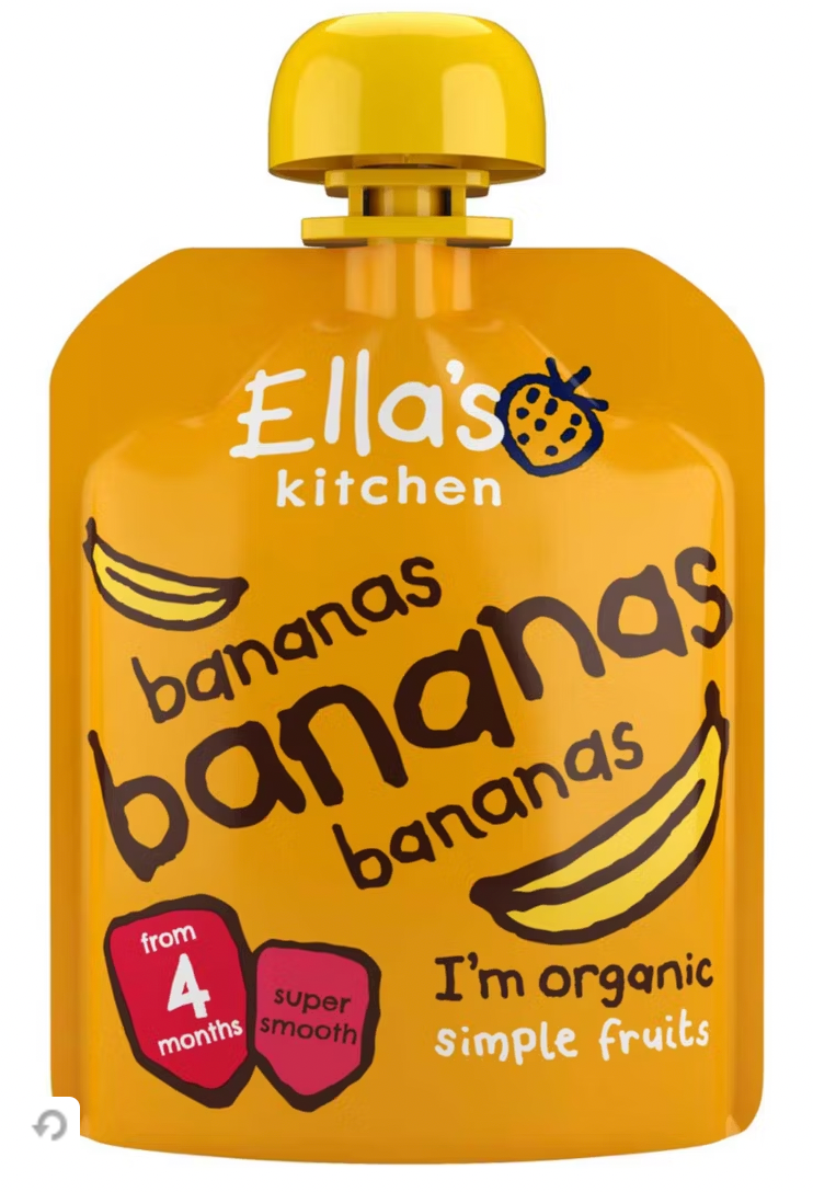 Ella's Kitchen Bananas Bananas Bananas 4+ Months 70g