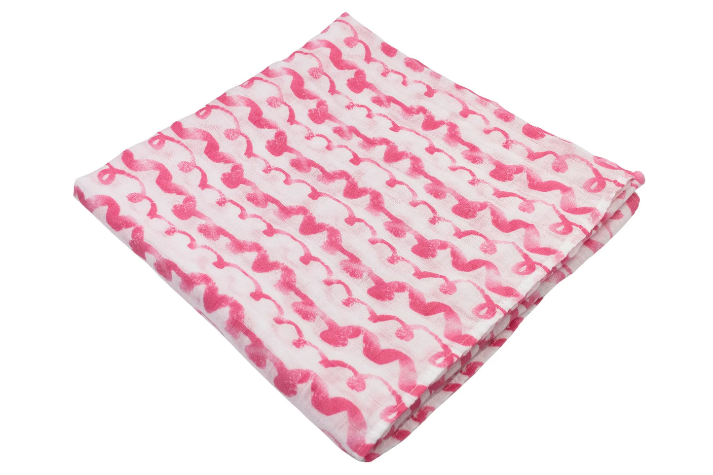 On Wednesdays We Wear Pink 47" x 47" 100% Cotton Muslin Blanket