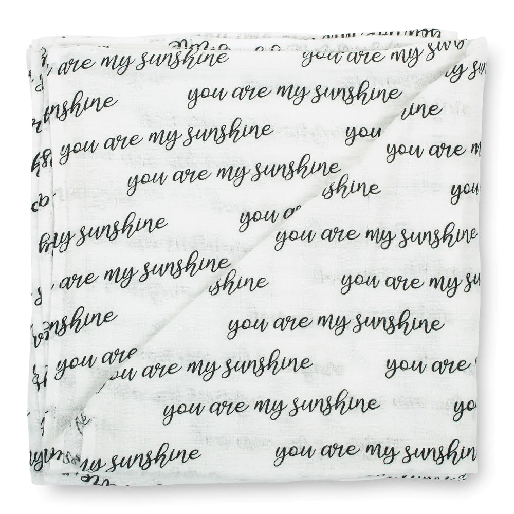 'You Are My Sunshine' 100% Cotton Muslin Blanket
