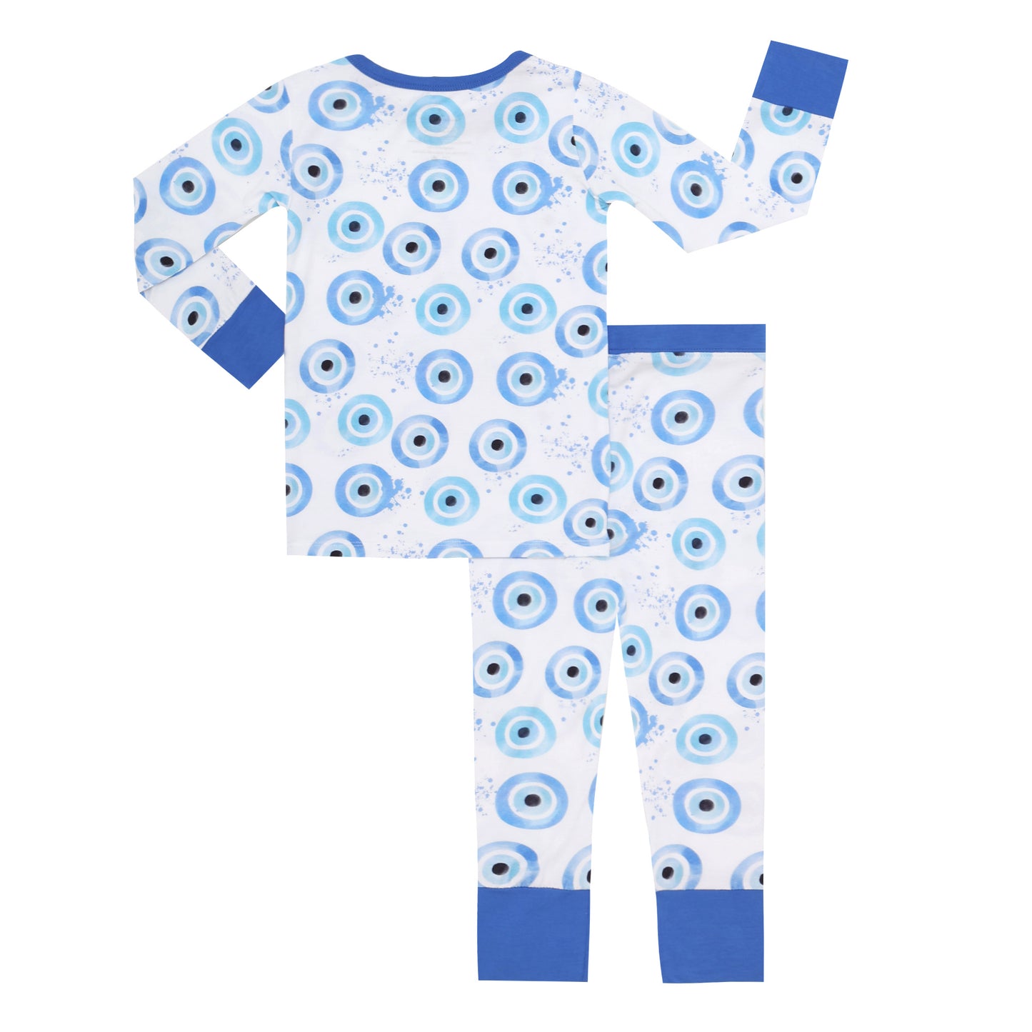 Greek Eye Two-Piece PJs - Long Set