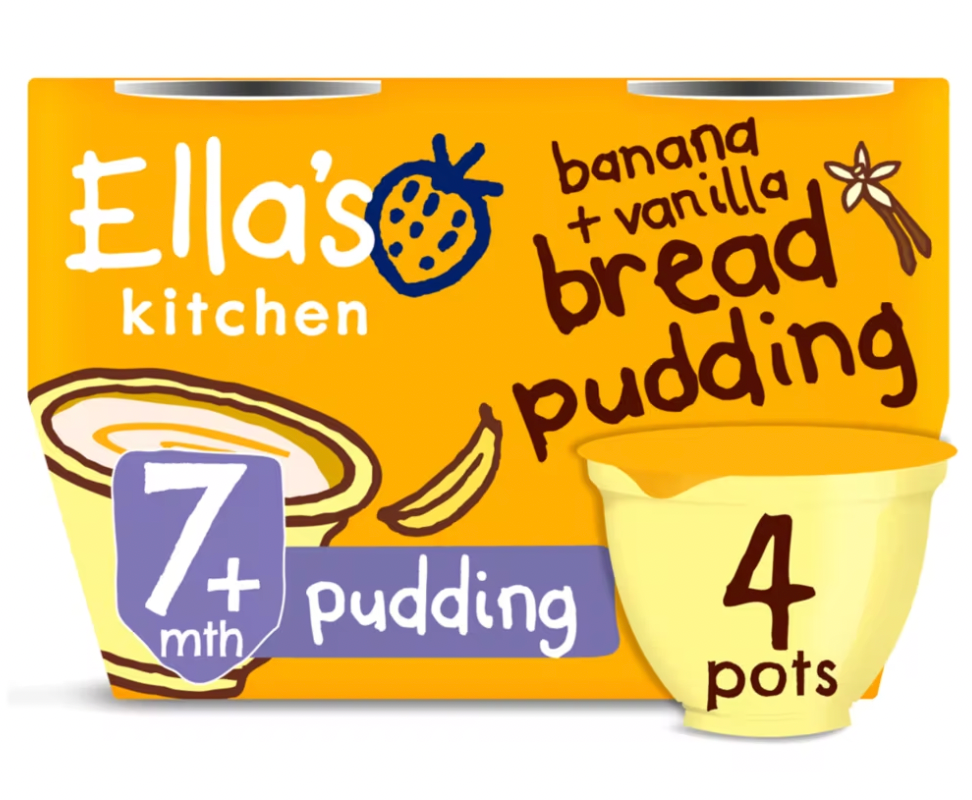 Ella's Kitchen Organic Pudding Multipack 7+ Months 4x80g - Various flavors.