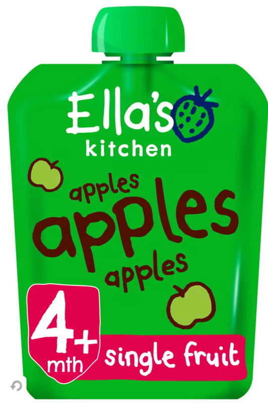 Ella's Kitchen Organic Apples First Tastes Baby Food Pouch 4+ Months 70g