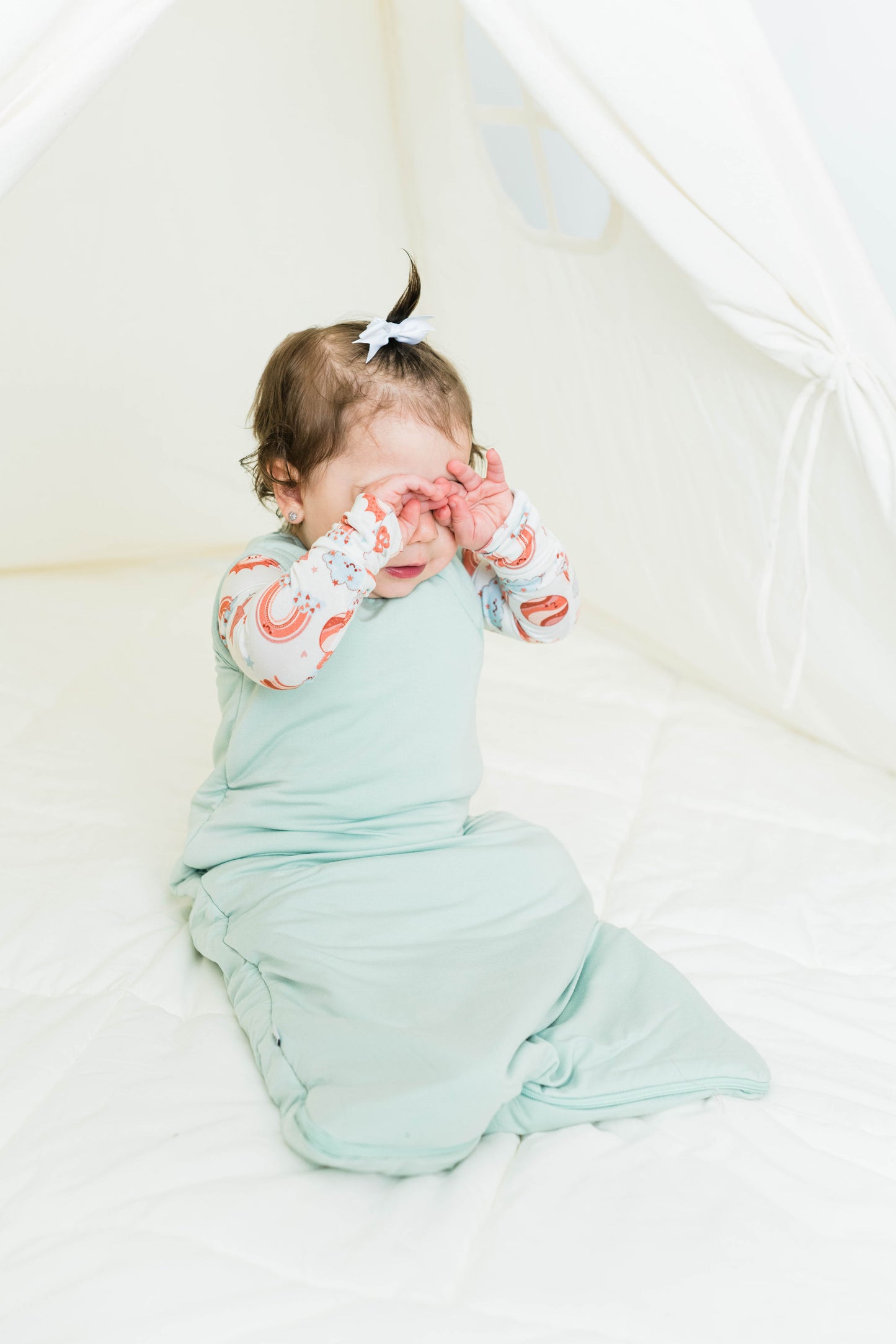 Sage Brush Bamboo Sleeper Suit - Closed Feet