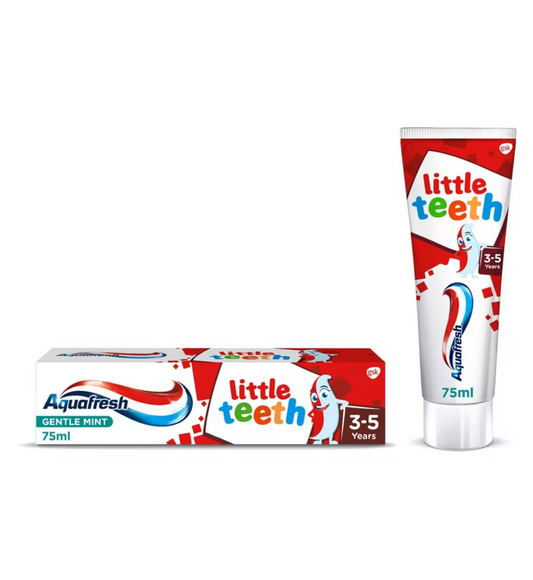 Aquafresh Kids Little Teeth Toothpaste For Ages 3-5, 75ml