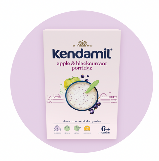 Kendamil Apple and Blackcurrant Baby Porridge