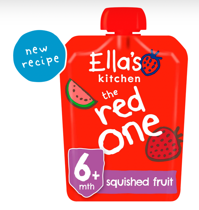 Ella's kitchen smoothie fruit the red one 90g