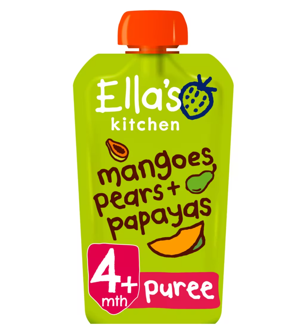 Ella's Kitchen Organic Mangoes, Pears and Papaya 120g